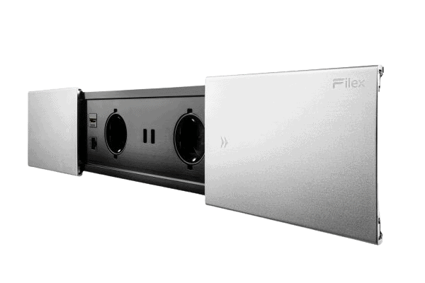 Filex – Desk In Slide voor vergadertafels