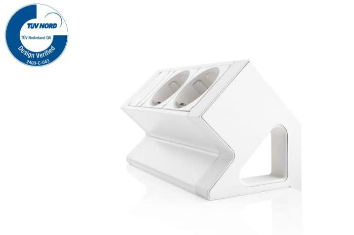 Filex Power Desk Up® 2.0 - 2x 230V - Wit - Afbeelding 3